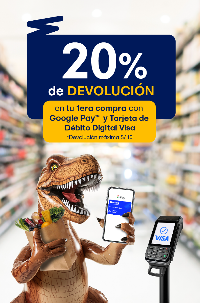 20% de devolución en tu primera compra con GPay