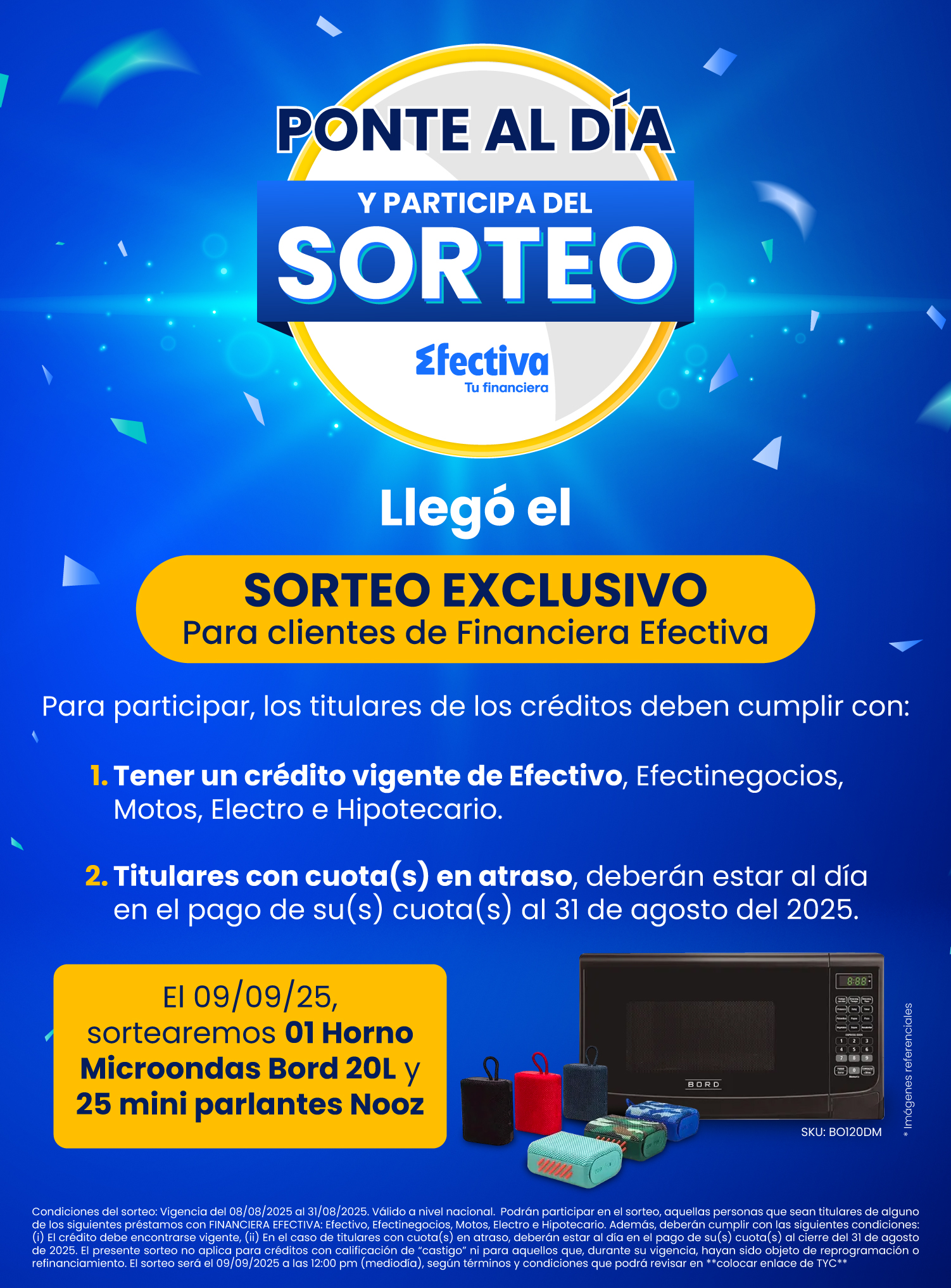 ¡Ponte al Día y participa por premios increíbles!​